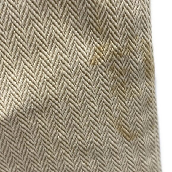 Auth HERMES Aline Cream Beige Cotton Leather Shoulder Bag - Picture 14 of 16